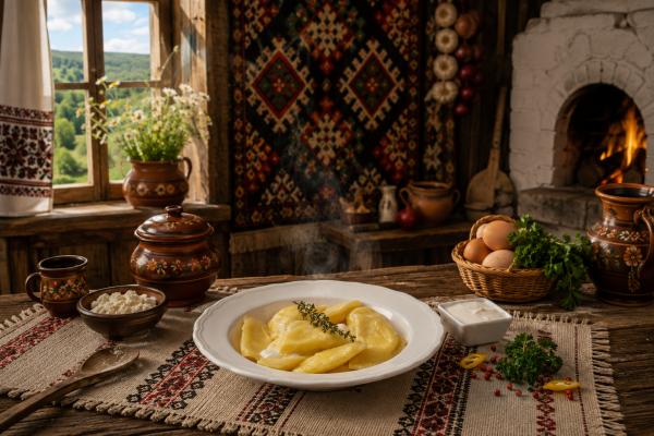 Colțunași cu Brânză și Smântână